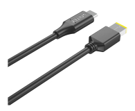 UNITEK Kabel zasilający USB-C 65W 11x4.5mm Lenovo C14115BK-1.8M - 1192126 - zdjęcie 2